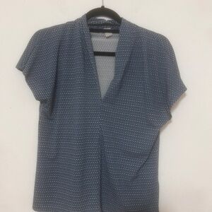 Elegant Blue Women's Top